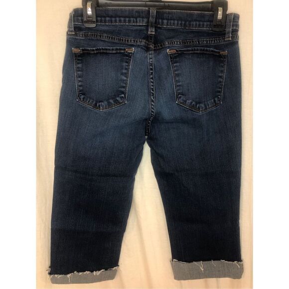 J BRAND CUFFED SLIM BOOT LEG VERUCA INDIGO BERMUDA SHORTS SIZE 30 MADE IN USA - Picture 2 of 7